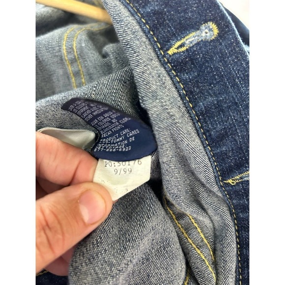 Vintage Y2K Tommy Hilfiger Jean Jacket Small - Picture 7 of 7